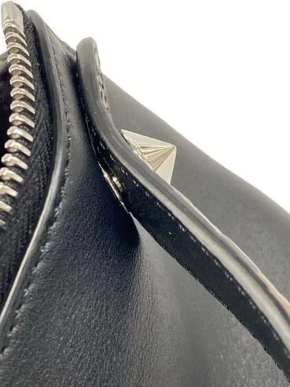 FENDI Mini By The Way 8BL145 Black Dark Brown Leather Handbag - Picture 11 of 15